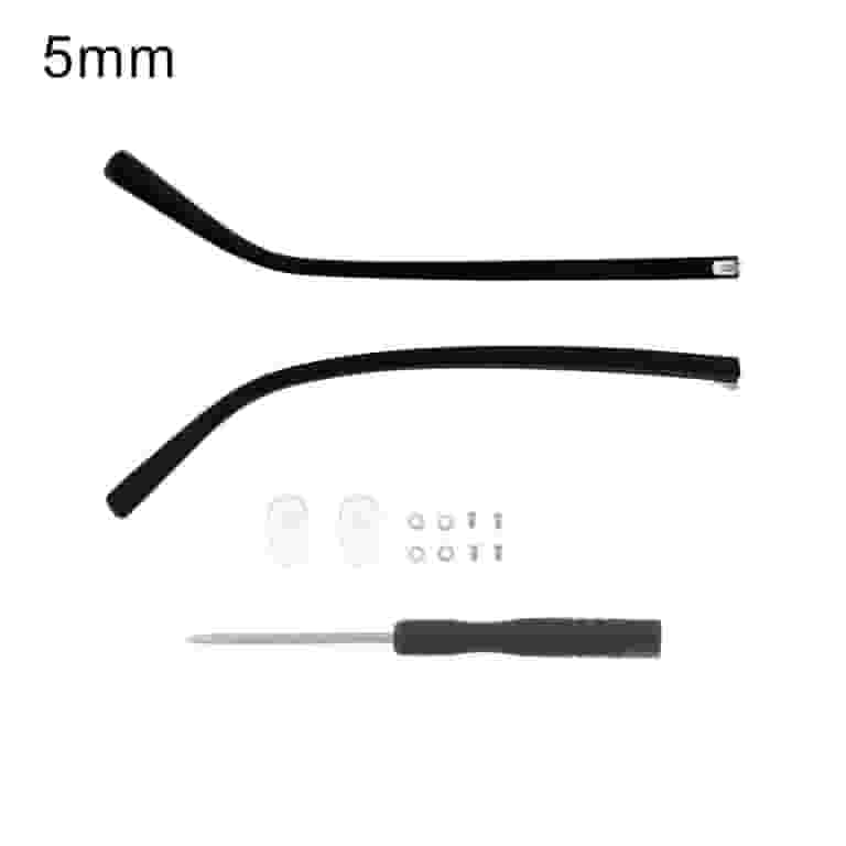 Universal Eyeglass Arm Repair Kit - 1 Pair Replacement Temples With Screws & Tools For Broken Glasses