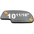 thumbnail image 1 of Convex passenger Side Replacement Mirror Glass for Cadillac Escalade 02-2006 W/O Baking Plate, 1 of 3
