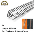 thumbnail image 1 of Conveyor Belt Lacing - Lacing Fastener 7# - 2 Sets 300mm Wide for Belt Thickness 2.5-3.5mm-SUS304, 1 of 9