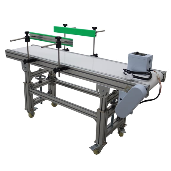 Conveyor Industrial Double Baffle PVC Belt Conveyor 110V