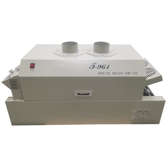 Conveyor SMT Reflow Oven 6 Heating Zones 220V 3.5KW Channel Reflow Soldering Machine