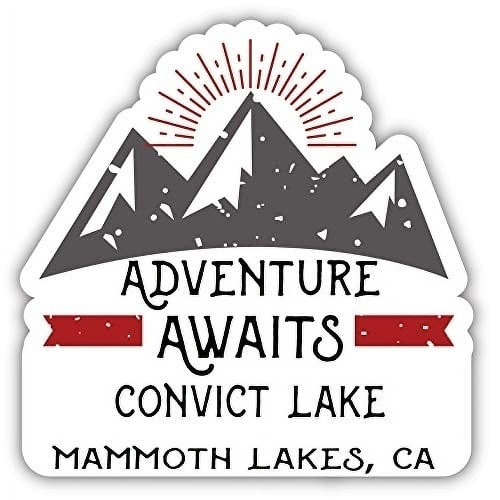 Convict Lake Mammoth Lakes California Souvenir Decorative Stickers
