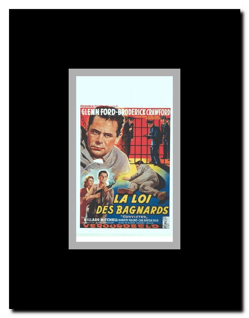 Convicted Framed Movie Poster