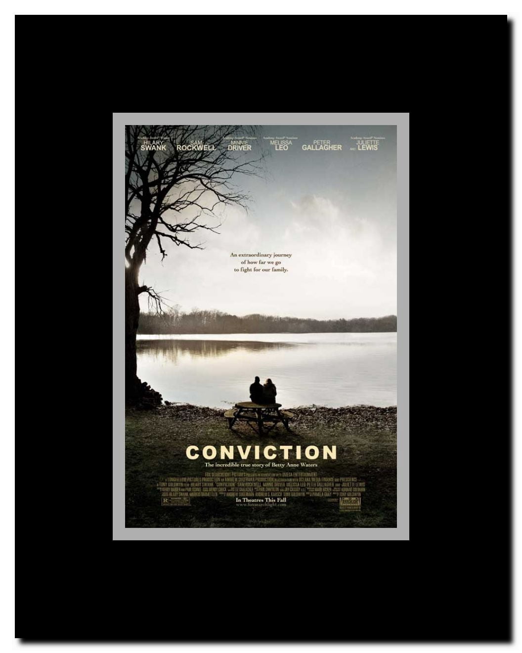 Conviction Framed Movie Poster