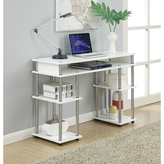 Convenience Concepts Designs2Go No Tools Student Desk, White