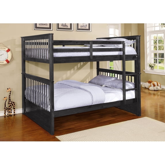 Conway Convertible Full Over Full Bunk Bed (Optional Trundle/Storage)