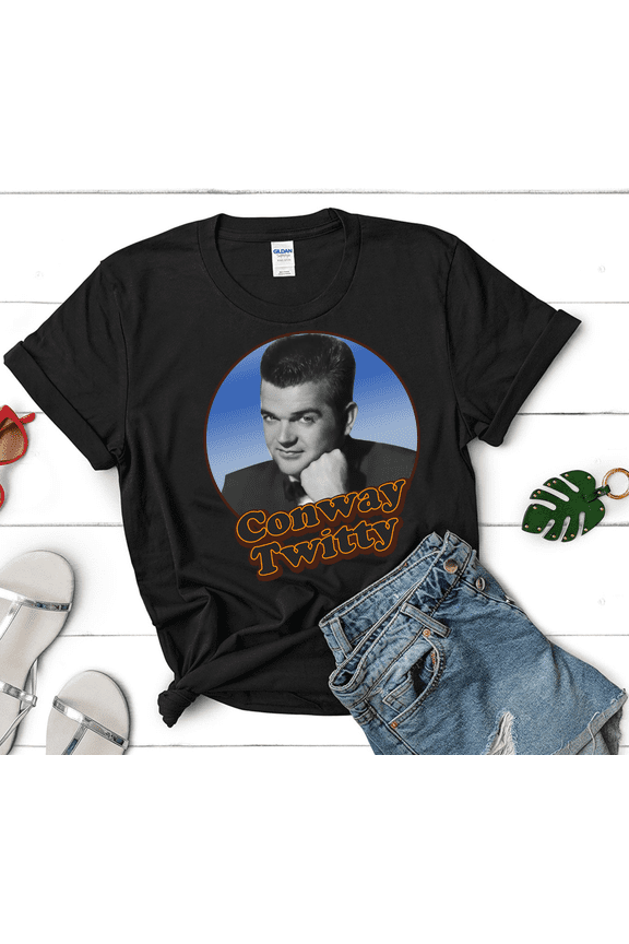 Conway Twitty Country Legend Retro T-Shirt, Conway Twitty Shirt, Gift Tee For Women And Men