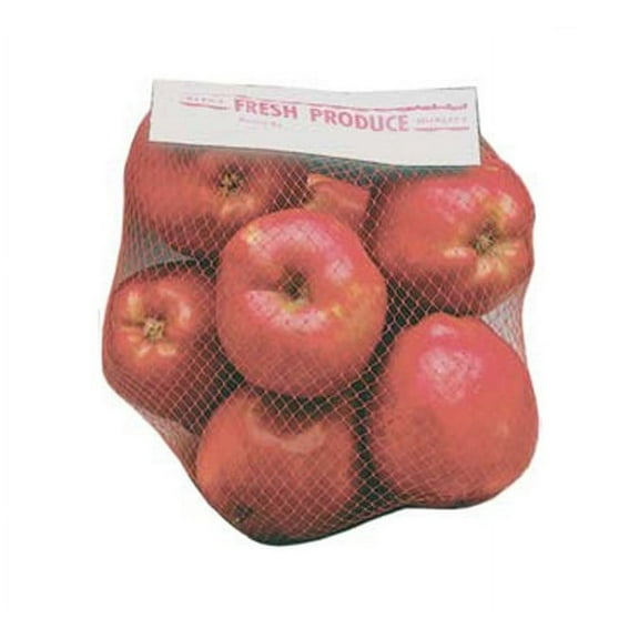 Conwed Plastics Vexar Clam Net Bag with Header Red, 5.5" Length x 24" Depth | 1000/Case