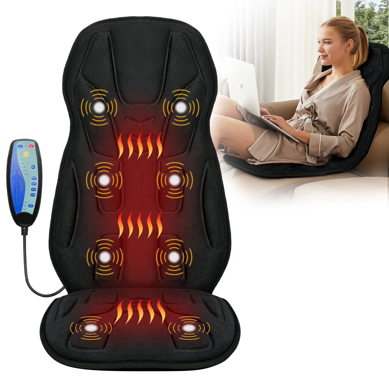 CooCoCo Shiatsu Massage Seat Cushion With Heat Massage Chair Pad Neck coococo-shiatsu-massage-seat-cushion-with-heat-massage-chair-pad-neck