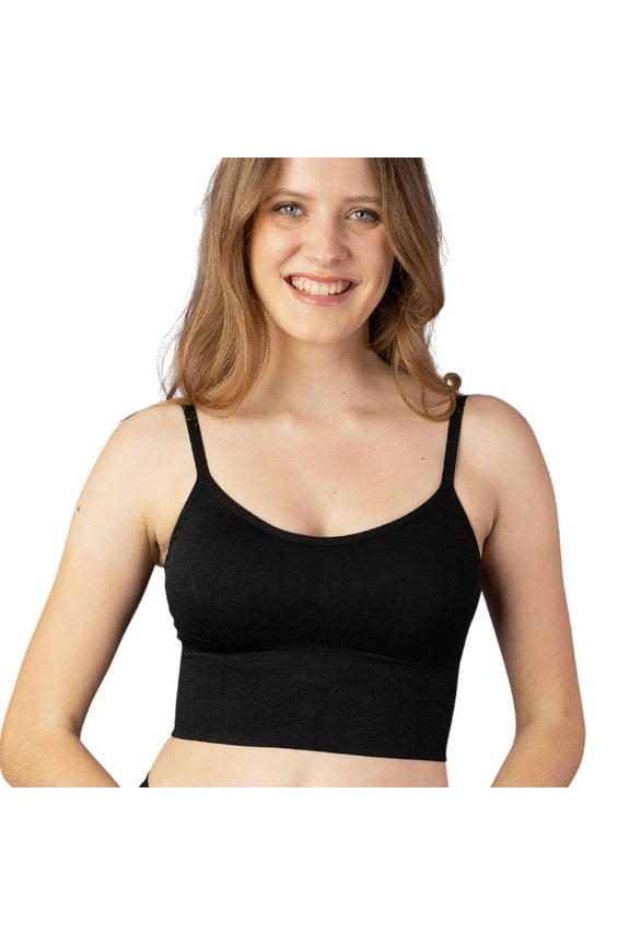 Women's Half Cami Low Back Bra 9151, Seamless Lightweight Bralette