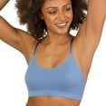 thumbnail image 1 of Coobie Scoopneck Full Coverage Yoga Bra 9147,Mocha Blue,One Size, 1 of 8