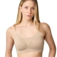 thumbnail image 1 of Coobie Seamless Lace Back Scoopneck Cami Bra 9015,Light Nude,Full Size, 1 of 6