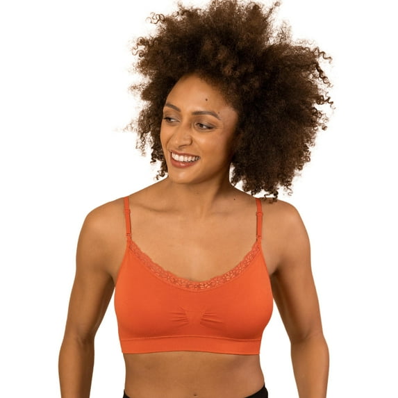 Coobie V-Neck Lace Trim Bra 9042