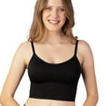 thumbnail image 1 of Coobie Women's Half Cami Low Back Bra 9151, Seamless Lightweight Bralette, 1 of 7