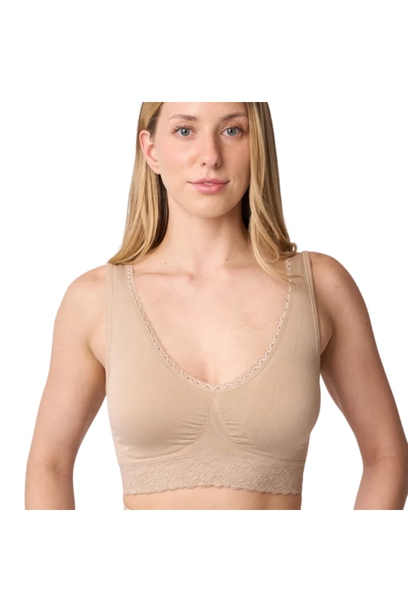 Women's Lace Seamless Full Coverage Comfort Bra 9060-L