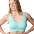 thumbnail image 1 of Coobie Women's Seamless Full Coverage Comfort Bra 9060, Seafoam, Large Size, 1 of 9