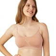 thumbnail image 1 of Coobie Seamless Bras for Women No Underwire Scoopneck Cami Bra 9012,Rose Dust,One Size, 1 of 8