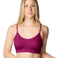thumbnail image 1 of Coobie Seamless Bras for Women No Underwire Scoopneck Cami Bra 9012, Italian Plum,One Size, 1 of 4