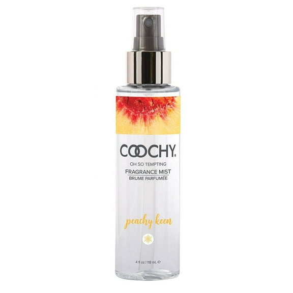 Coochy Fragrance Body Mist Spray for Full Body, Hair, Lingerie, and More, Peachy Keen