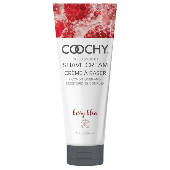 Coochy Intimate Shaving Cream Rash-Free for Pubic, Bikini Line, Armpit and More, Berry Bliss, 0.5 fl oz