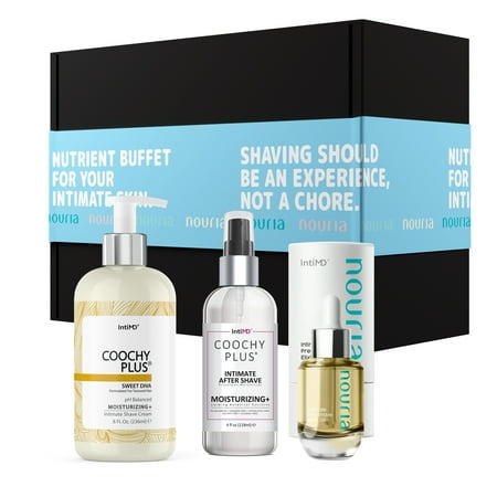 IntiMD Coochy Plus HydroLock Intimate Shave Gift Set, 3-Piece