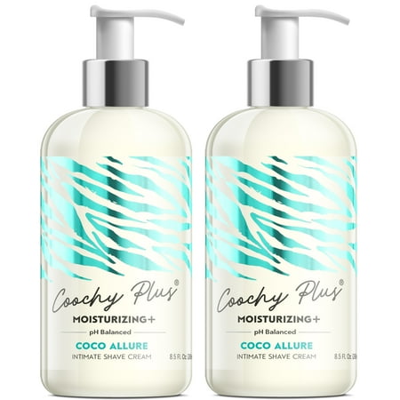 Coochy Plus Intimate Shaving Cream COCO ALLURE 8.5 oz (2-Pack)