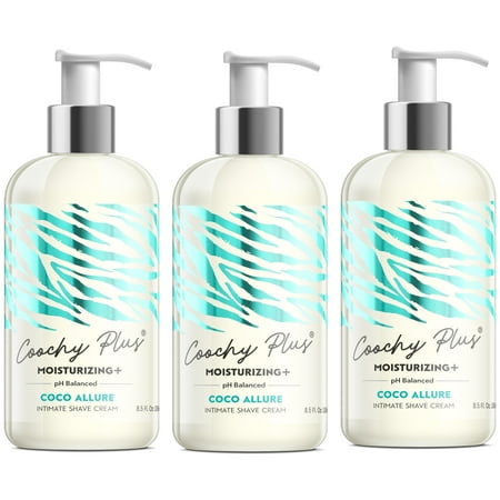 Coochy Plus Intimate Shaving Cream COCO ALLURE 8.5 oz - 3 Pack