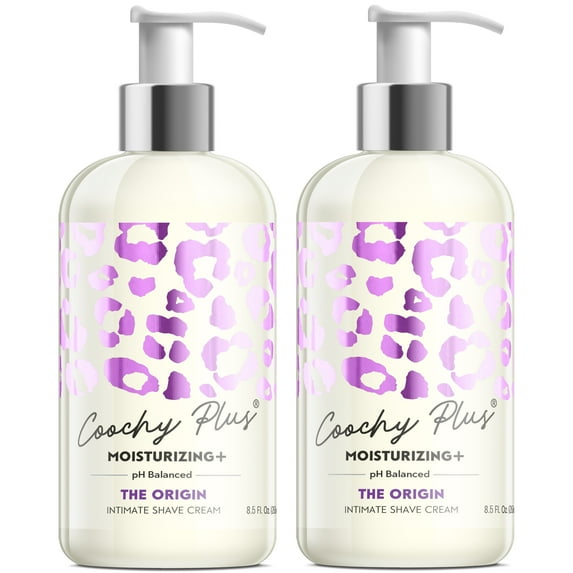 Coochy Plus Shaving Cream MOISTURIZING Plus THE ORIGIN 8.5 oz (2-Pack)