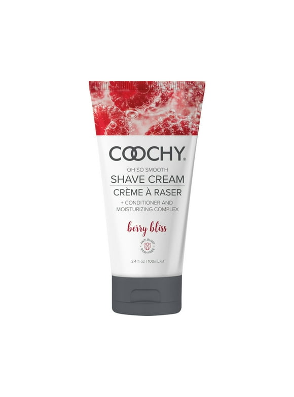 Coochy Intimate Shaving Cream Rash-Free for Pubic, Bikini Line, Armpit and More, Berry Bliss, 3.4 oz
