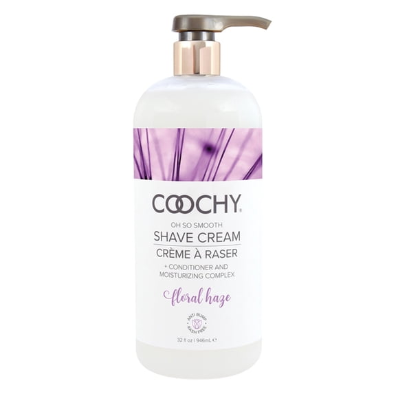 Coochy Unisex Shave Cream for Sensitive Skin Floral Haze 32 fl. oz./946 ml