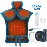 Coococo 24x33 Large Heating Pad for Back and Shoulder, Large Electric Heat Pad with 6 Heat Settings Machine Washable,1