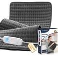 thumbnail image 1 of Coococo 33"x17" Large Electric Heating Pad for Back Neck Shoulders Muscle Pain, Cramps Relief with Auto Shut off, 3 Timer, 6 Temp Controller, Gifts, 1 of 8