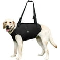 thumbnail image 1 of Coodeo Dog Lift Harness, Pet Support & Rehabilitation Sling Lift Adjustable Padded Breathable Straps for Old, Disabled, Joint Injuries, Arthritis, Loss of Stability Dogs Walk (Black, S), 1 of 6