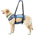 thumbnail image 1 of Coodeo Dog Lift Harness, Support & Recovery Sling, Pet Rehabilitation Lifts Vest Adjustable Breathable Straps for Old, Disabled, Joint Injuries, Arthritis, Paralysis Dogs Walk (Blue-L), 1 of 6