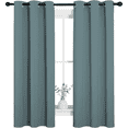 thumbnail image 1 of NICETOWN Black out Shade for Window Curtains Grommet Insulated, Greyish Blue, Set of 2, W34 x L63, 1 of 9