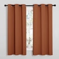thumbnail image 1 of NICETOWN Blackout Curtains for Bedroom Room Darkening Grommet Thermal Insulated Drapes, W42 x L78, Set of 2, Burnt Orange, 1 of 6