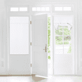thumbnail image 1 of NICETOWN Door Curtains, French Door Curtains Privacy Blackout Door Curtains for Glass Door, Thermal Insulated Tie Up Shades Window Curtains for Bedroom Patio, Pure White, 30"x40", 1 Panel, 1 of 7