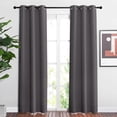 thumbnail image 1 of NICETOWN Solid 95% Blackout Curtains for Bedroom, Set of 2, Thermal Insulated Blackout Curtains 84 inch Long, W37 x L84, Gray, 1 of 8