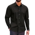 thumbnail image 1 of Coofandy Men's Muscle Fit Dress Shirts Wrinkle-Free Long Sleeve Casual Button Down Shirt, 1 of 6