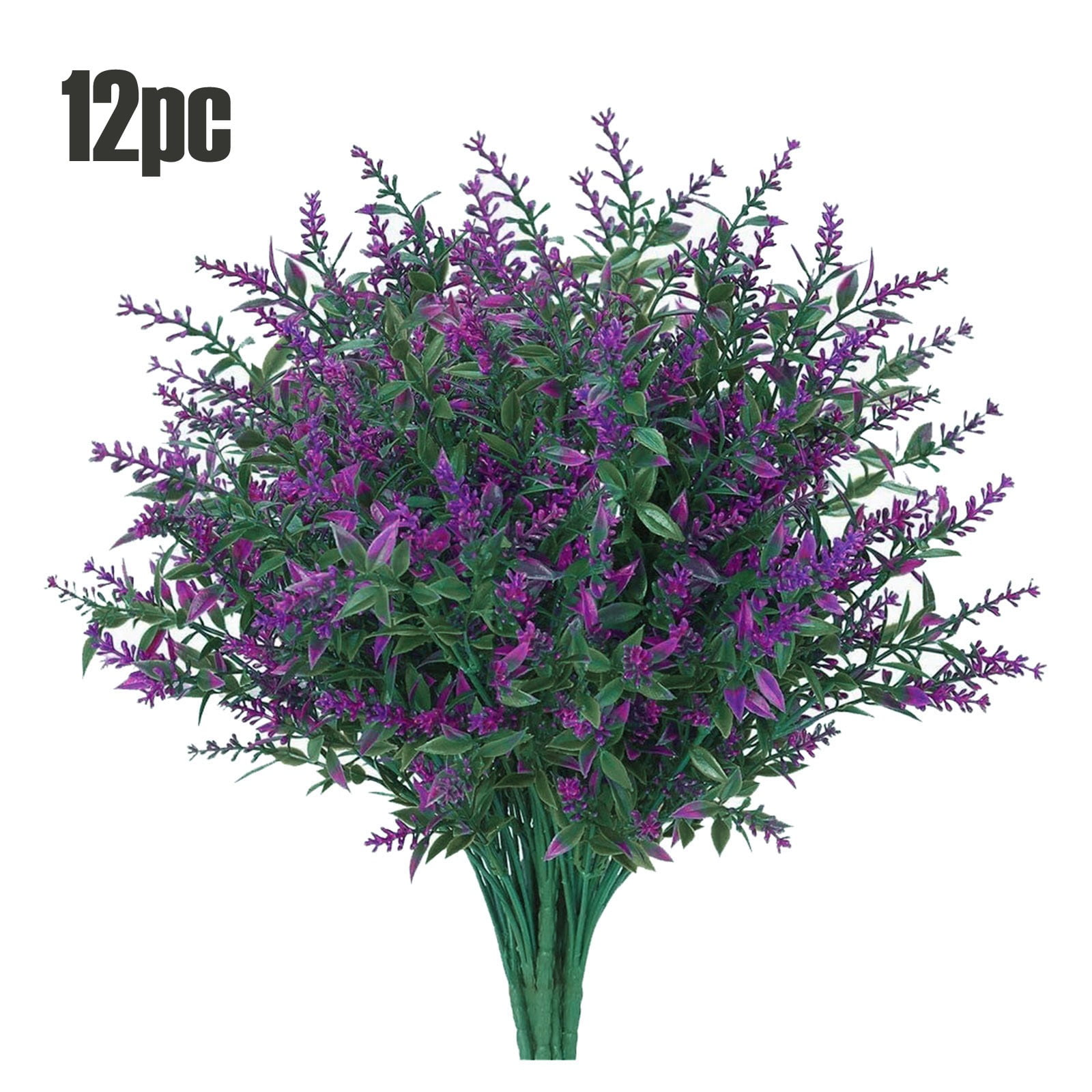Coofanin Artificial Plantsfake Flower 12 Bundles Flower Outdoor