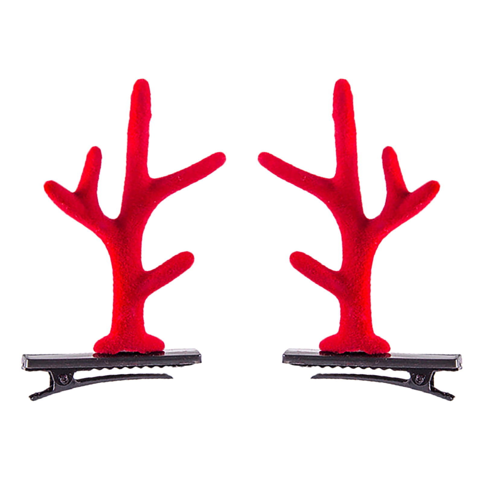 Coofanin Hair Clip A Pair Christmas Fashion Christmas Decorations