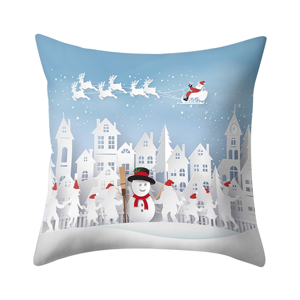 Coofanin Pillow Case Christmas Pillowcase Christmas Decoration Interior