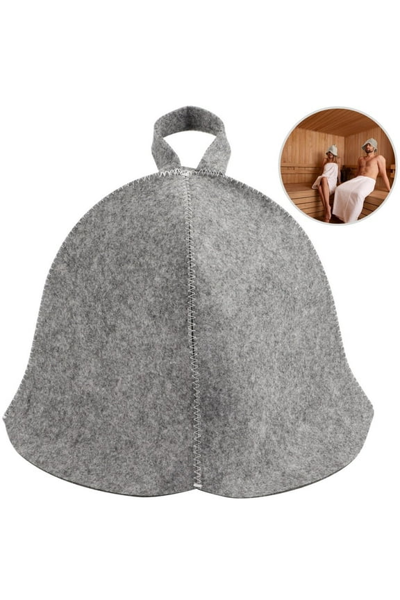 Russian Sauna Hat, Felt Bath Hat for Adults, Men, Women, Accessory for Sauna Rooms, Steam Rooms, Bathrooms