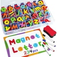 thumbnail image 1 of Coogam Magnet Letters Sets for 3 Years Old- 234 Pcs Alphabet with Magnetic Board Pen and Box, 1 of 9