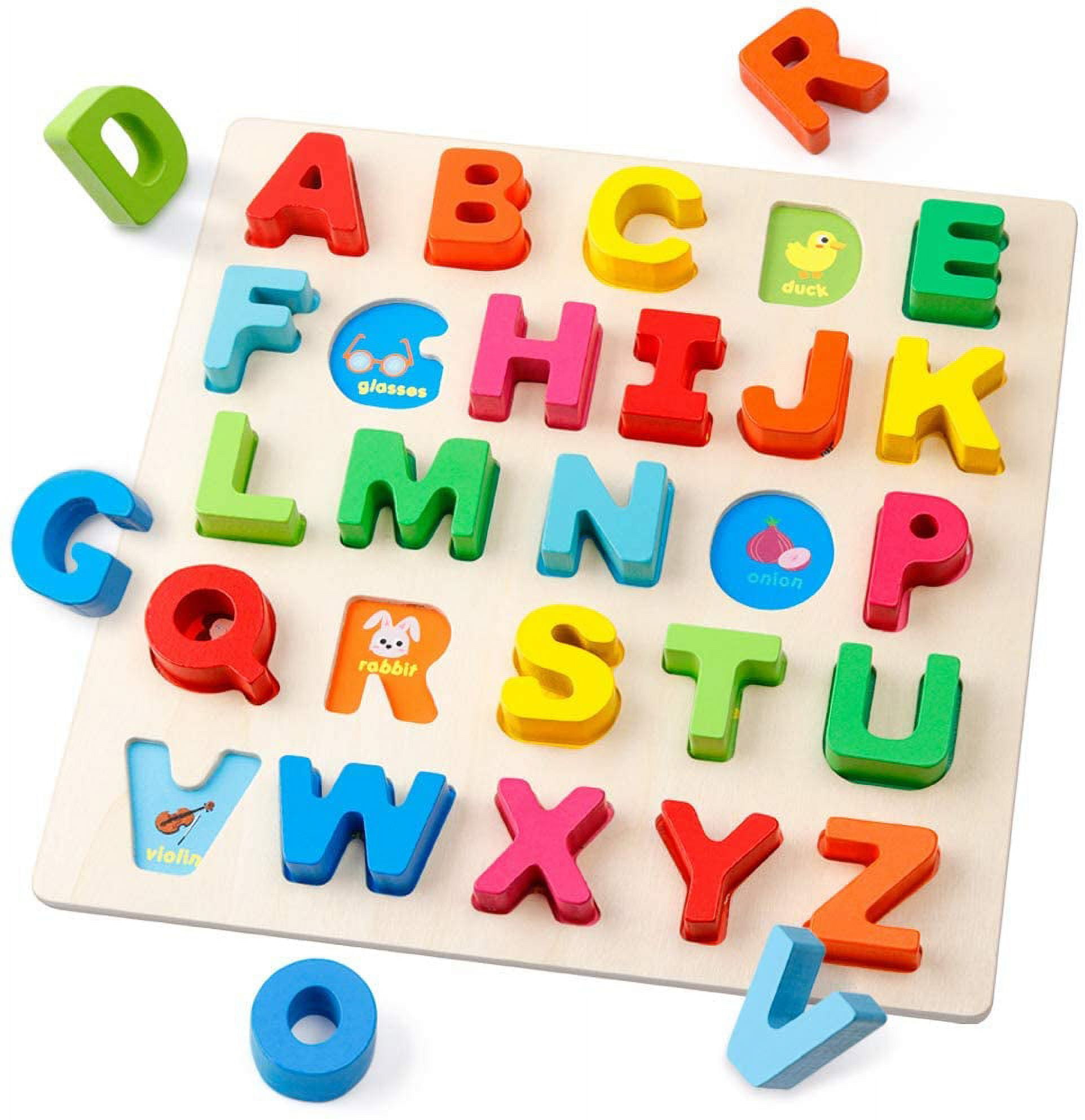 Wooden Tracing Board Early Educational Toy Alphabet & Number for