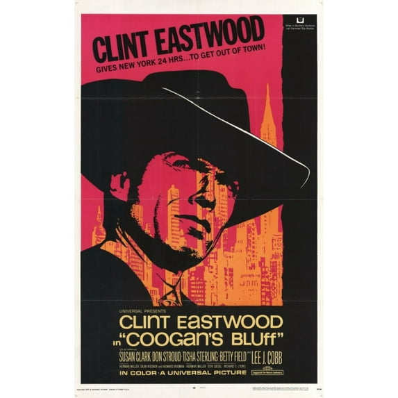 Coogan's Bluff Movie Poster (11 x 17)