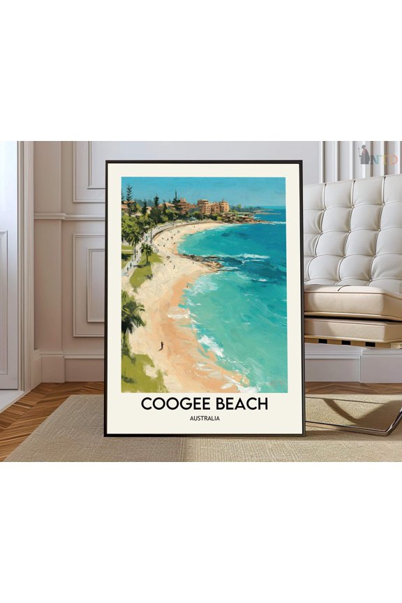 Coogee Beach Sydney Poster Unframed Paper Print