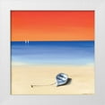 thumbnail image 1 of Cook, Andrea 20x20 White Modern Wood Framed Museum Art Print Titled - Red sky beach I, 1 of 4