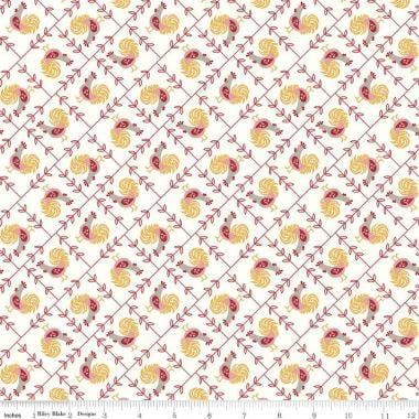 Cook Book Rooster Cotton Fabric