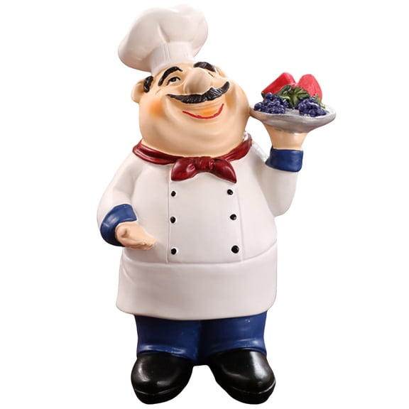 Cook Figurine Ornament Table Deoration Statue For Enhancing Kitchen And Restaurant Decoratioin